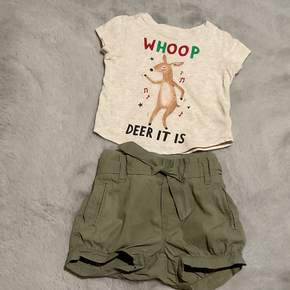 Children | Old Navy Top/ Baby Gap Shorts | Gently Worn